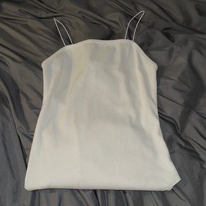 White Ribbed Body Suit